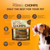 Picture of Pork Chomps Roasted Pork Skin Dog Chews, 6-inch Rib Shapes, 10 Count