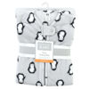 Picture of Hudson Baby Unisex Baby Plush Sleeping Bag, Sack, Blanket, Sleeveless Gray Penguin, 18-24 Months