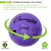 Picture of Champion Sports Extreme Series Soccer Ball, Size 4 - Youth League, All Weather, Soft Touch, Maximum Air Retention - Kick Balls for Kids 8-12 - Competitive and Recreational Futbol Games, Purple