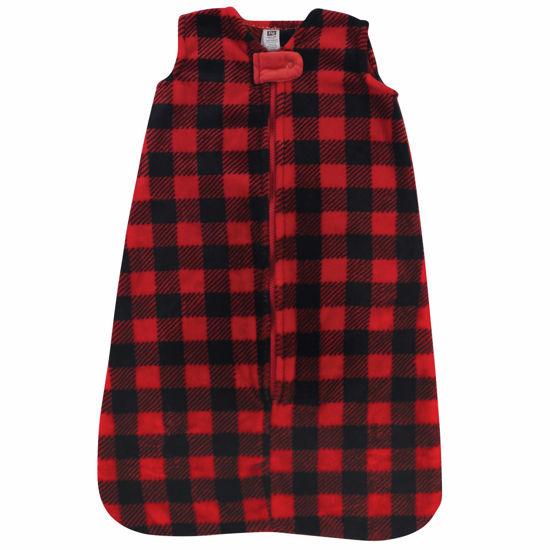 Picture of Hudson Baby Unisex Baby Plush Sleeping Bag, Sack, Blanket, Buffalo Plaid, 18-24 Months