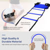 Picture of GHB Pro Agility Ladder 2 Pack Agility Training Ladder Speed 12 Rung 20ft with Carrying Bag