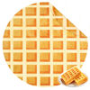 Picture of BNuitland 71 Inches Waffle Funny Blanket,300 GSM Double Sided Giant Funny Realistic Food Blanket with Waffle Pouch, Novelty Funny Blanket for Adults and Kids, Super Soft Flannel Throw