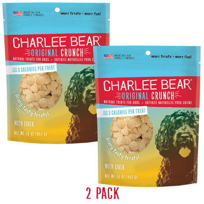 Picture of Charlee Bear Dog Treats with liver, 16 oz - Pack of 2