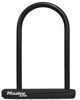 Picture of Master Lock Black Bike Lock with Key, Standard Size U-Lock for Bicycles and Other Outdoor Equipment, Anti-Theft Lock for Bikes, 8320D