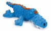 Picture of goDog Gators With Chew Guard Technology Tough Plush Dog Toy, Blue, Large (774019)