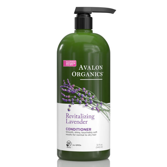 Picture of Avalon Organics Revitalizing Lavender Conditioner, For Smooth, Shiny, Touchably Soft Hair For Normal To Dry Hair, 32 Fluid Ounces