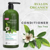 Picture of Avalon Organics Scalp Treatment Tea Tree Conditioner, Encourages Scalp Well-Being and Leaves Hair Soft, 32 Fluid Ounces