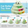 Picture of UPSKY 24 PCS Cat Toys, 3-Level Turntable Kitten Toys Set, Interactive Cat Roller Toys for Indoor Cats, Catnip Toys, Cat Teaser Toys, Mice Toys, Spring Toys, Various Ball Toys for Kitty.