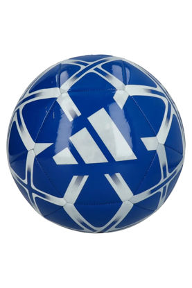 Picture of adidas Unisex-Adult Starlancer Club Soocer Ball, Blue/White, 3