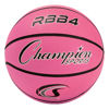 Picture of Champion Sports Rubber Intermediate Basketball, Heavy Duty - Pro-Style Basketballs, and Sizes - Premium Basketball Equipment, Indoor Outdoor - Sports Education Supplies (Size 6, Pink)