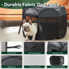 Picture of Love's cabin Pet Puppy Dog Playpen, Small Dog Tent Crates Cage Indoor/Outdoor, Portable Playpen for Dog and Cat, Foldable Pop Up Dog Kennel Playpen with Carring Case, Removable Zipper Top, Dark Grey