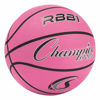 Picture of Champion Sports Rubber Official Basketball, Heavy Duty - Pro-Style Basketballs, and Sizes - Premium Basketball Equipment, Indoor Outdoor - Physical Education Supplies (Size 7, Pink)