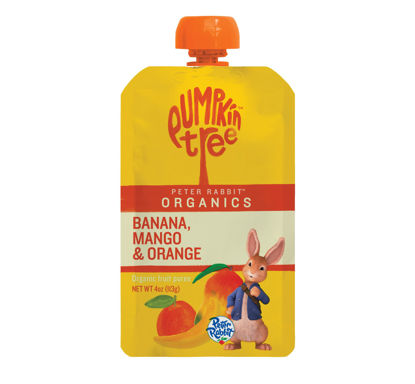 Picture of Pumpkin Tree Peter Rabbit Organics Mango, Banana and Orange Snacks, 4 Oz (Pack of 10)