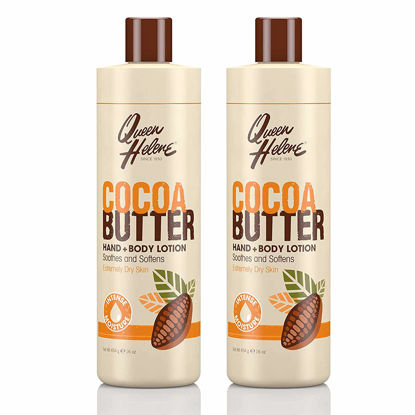 Picture of QUEEN HELENE Cocoa Butter Hand & Body Lotion 16 oz (Pack of 2)