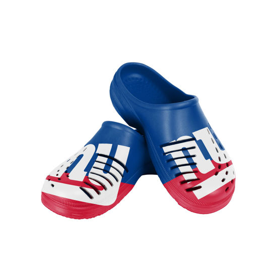 Picture of FOCO New York Giants NFL Mens Colorblock Big Logo Clog - S - (7-8)