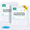 Picture of Pack and Play Mattress Pad Sheets Waterproof 2 Pack, Quilted Pack and Play Mattress Protector Cover Fitted Fits for Graco Pack n Play Playard Mattress/Playpen Mattress, White, 39" x 27"