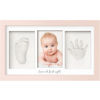 Picture of Baby Hand and Footprint Kit - Baby Footprint Kit, Newborn Keepsake Frame, Baby Handprint Kit,Personalized Baby Gifts, Nursery Decor,Baby Shower Gifts for Girls Boys, Mother's Day Gifts(Petal Pink)