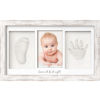 Picture of Baby Hand and Footprint Kit - Baby Footprint Kit, Newborn Keepsake Frame, Baby Handprint Kit, Personalized Baby Gifts, Nursery Decor, Baby Shower Gifts for Girls Boys(Vintage White)