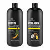 Picture of Botanic Hearth Biotin Shampoo and Conditioner with Collagen - Fights Hair Loss & Thinning with Korean Ginseng & Turmeric, Conditioner Promotes Hair Growth with Avocado and Coconut - 16 fl oz x 2