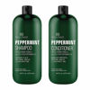 Picture of BOTANIC HEARTH Peppermint Oil Shampoo and Conditioner Set - Hair Blooming Formula with Keratin - Fights Hair Loss & Thinning, Promotes Hair Growth-Sulfate Free for Men and Women - 16 fl oz x 2