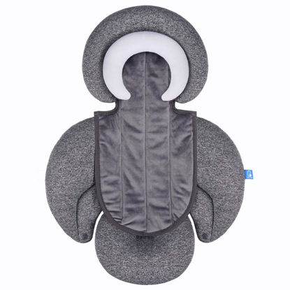 Picture of COOLBEBE New 2-in-1 Head & Body Supports for Baby Newborn Infants - Extra Soft Stroller Cushion Pads Car Seat Insert, Prefect for All Seasons