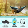 Picture of SZHLUX Camping Hammock Double & Single Portable Hammocks with 2 Tree Straps, Great for Hiking,Backpacking,Hunting,Outdoor,Beach,Camping