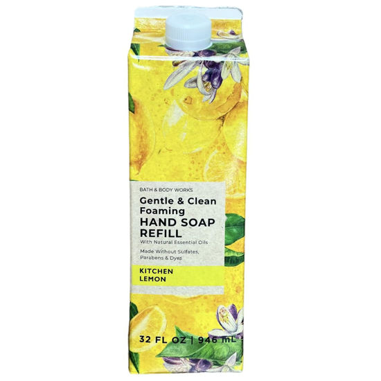 Picture of Bath & Body Works Kitchen Lemon Refill Gentle & Clean Foaming Hand Soap, 32 fl. oz. (Kitchen Lemon)