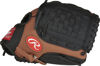 Picture of Rawlings | PLAYERS Series T-Ball & Youth Baseball Glove | Right Hand Throw | 10.5" | Dark Tan/Black