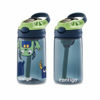 Picture of Contigo Aubrey Kids Cleanable Water Bottle with Silicone Straw and Spill-Proof Lid, Blueberry & Monsters, 14 Ounce, 2-Pack