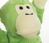 Picture of goDog Crazy Tugs Monkey Squeaky Plush Tug Dog Toy, Chew Guard Technology - Green Large