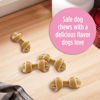 Picture of Milk-Bone Chews GnawBones Rawhide Free Dog Treats, Chicken, 8 Long Lasting Mini Knotted Bones (Pack of 4)