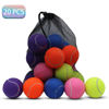 Picture of SHYUJAJIE Tennis Balls, 20 Pack Training Tennis Balls,High Elasticity Practice Tennis Balls for Beginner, Exercise Playing Balls for Pet Dog (Multicolour)