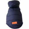 Picture of Vecomfy Fleece Lining Extra Warm Dog Hoodie in Winter for Medium Dogs Jacket Pet Coats with Hooded,Blue L