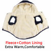 Picture of Vecomfy Fleece Lining Extra Warm Dog Hoodie in Winter for Medium Dogs Jacket Pet Coats with Hooded,Blue L