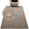 Picture of Drymate Premium Cat Litter Trapping Mat (Debossed Paw), Traps Mess from Box, Protects Floors, Urine-Proof, Machine Washable, Soft on Kitty Paws, Absorbent, Waterproof (USA Made, Recycled Content)