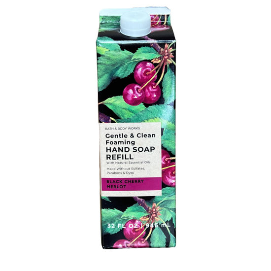 Picture of Bath & Body Works Black Cherry Merlot Refill Gentle & Clean Foaming Hand Soap, 32 fl. oz. (Black Cherry Merlot)