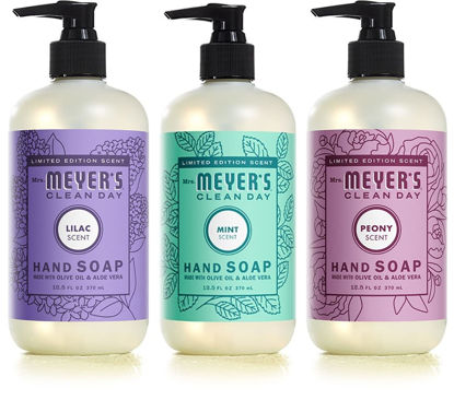 Picture of MRS. MEYER'S CLEAN DAY New Spring Scent Variety Pack (Lilac + Peony + Mint)