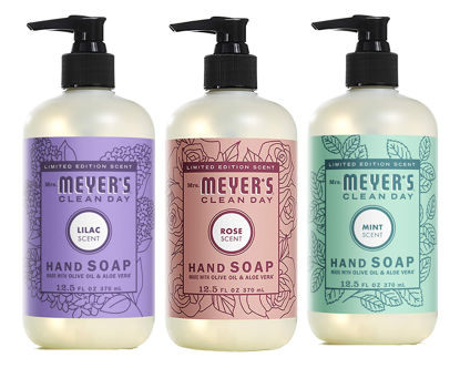 Picture of MRS. MEYER'S CLEAN DAY New Spring Scent Variety Pack (Rose + Lilac + Mint)