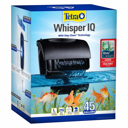 Picture of Tetra Whisper IQ Power Filter 45 Gallons, 215 GPH, With Stay Clean Technology