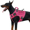 Picture of WINGOIN Pink Tactical Dog Harness Vest for Large Dogs No Pull Adjustable Reflective Military Pet Harness with Handle for Golden Retriever, Doberman Pinscher, Rottweiler, Great Dane Service Dog (XL)