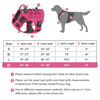 Picture of WINGOIN Pink Tactical Dog Harness Vest for Large Dogs No Pull Adjustable Reflective Military Pet Harness with Handle for Golden Retriever, Doberman Pinscher, Rottweiler, Great Dane Service Dog (XL)