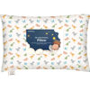 Picture of Toddler Pillow with Pillowcase - 13x18 My Little Dreamy Pillow, Organic Cotton Toddler Pillows for Sleeping, Kids Pillow, Travel Pillows, Mini Pillow, Nursery Pillow, Toddler Bed Pillow (Roarsome)