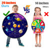 Picture of BooTaa 2 Pack 29" Large Dart Board for Kids, Kids Dart Board with 20 Sticky Balls, Boys Toys, Indoor/Outdoor Fun Party Play Game Toys, Birthday Gifts for 3 4 5 6 7 8 9 10 11 12 Year Old Boys Girls