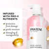 Picture of Pantene Sulfate Free Rose Water Shampoo, Soothes, Replenishes Hydration, Safe for Color Treated Hair, Nutrient Infused with Vitamin B5 and Antioxidants, Pro-V Blends, 30.0 oz