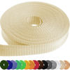 Picture of TECEUM 2 Inch Webbing - Cream - 25 Yards - 2” Heavy-Duty Wide Webbing for Climbing Outdoors Indoors Crafting DIY nw