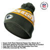 Picture of Ultra Game NFL Mens Womens Super Soft Winter Beanie Knit Hat With Extra Warm Touch Screen Gloves, Green Bay Packers