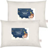 Picture of 2-Pack Toddler Pillow - Soft Organic Cotton Toddler Pillows for Sleeping - 13X18 Small Pillow for Kids - Kids Pillows for Sleeping - Kids Pillow for Travel, School, Nap, Age 2 to 5 (Clay)