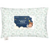 Picture of Toddler Pillow with Pillowcase - 13x18 My Little Dreamy Pillow, Organic Cotton Toddler Pillows for Sleeping, Kids Pillow, Travel Pillows, Mini Pillow, Nursery Pillow, Toddler Bed Pillow (DinoBloom)