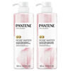 Picture of Pantene Sulfate Free Shampoo and Conditioner Set, Rose Water, Soothing and Moisturizing, Infused with Vitamin B5, for all Hair Types, Safe for Color Treated Hair, Pro-V Blend, 17.9 Fl Oz Each, 2 Pack