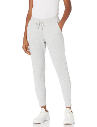 Picture of Amazon Essentials Women's French Terry Fleece Jogger Sweatpant (Available in Plus Size), Light Grey Heather, 1X